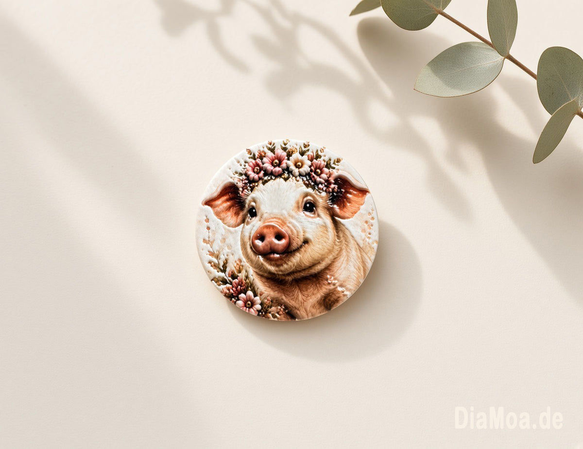 Blumen Schwein