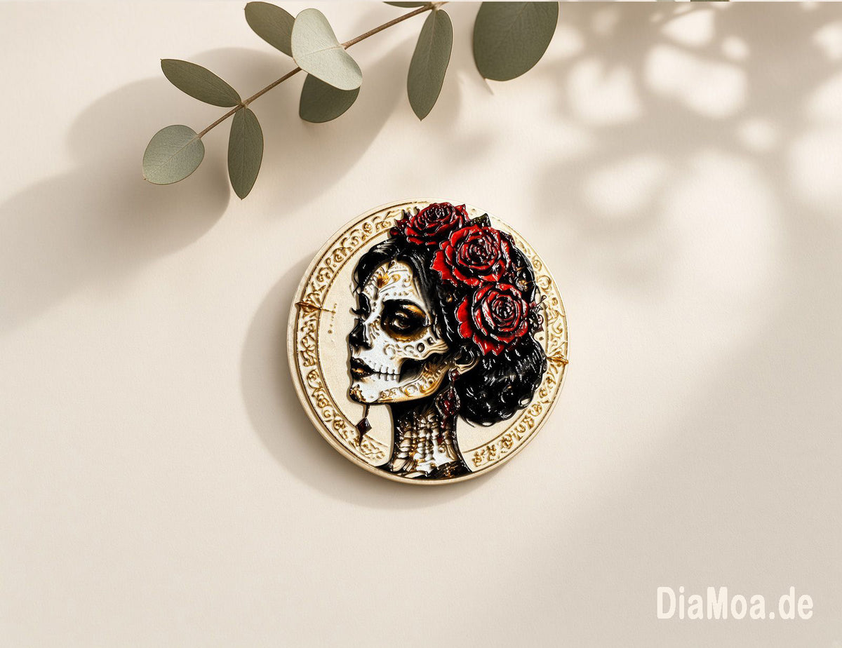 La Catrina Red Rose