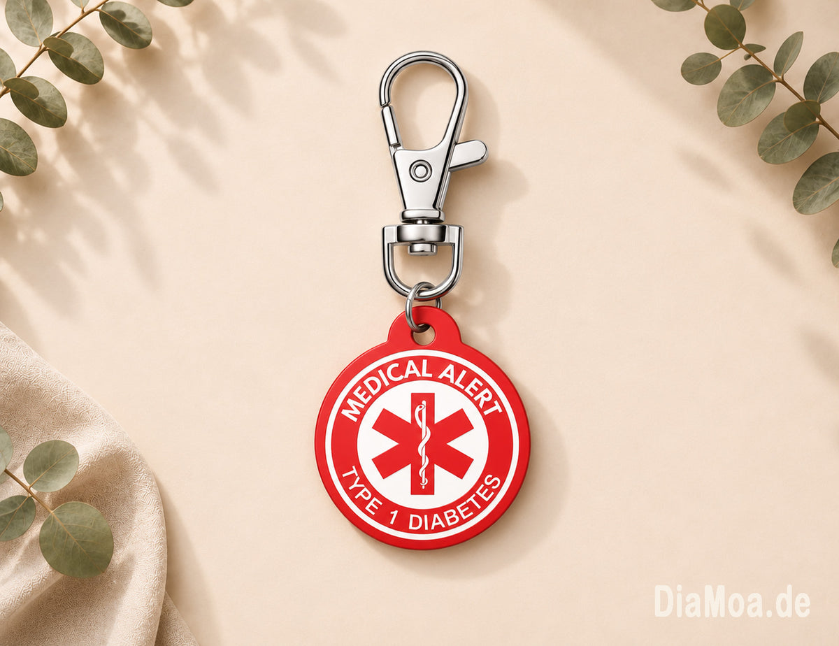 Medical Alert Schlüsselanhänger – Diabetes