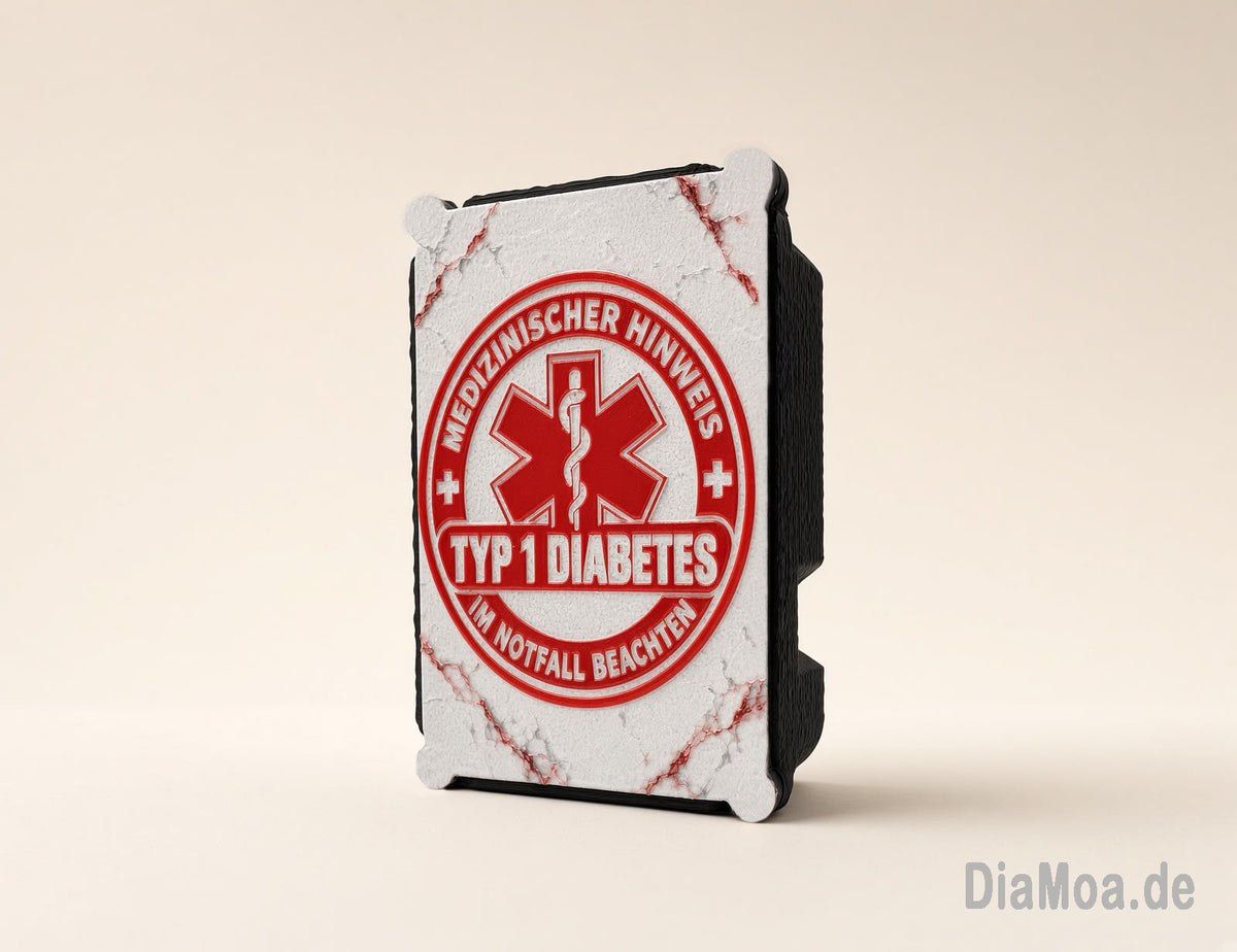 Cover Typ 1 Diabetes Marmor für T-Slim x2